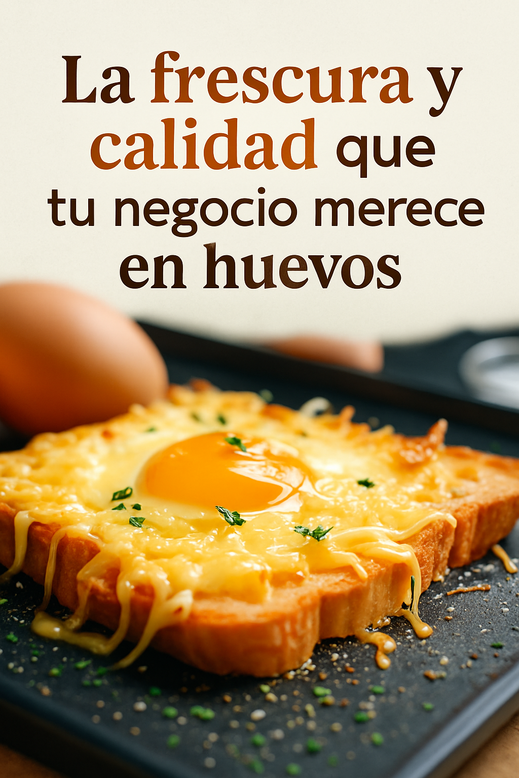 La frescura y calidad que tu negocio merece en huevos