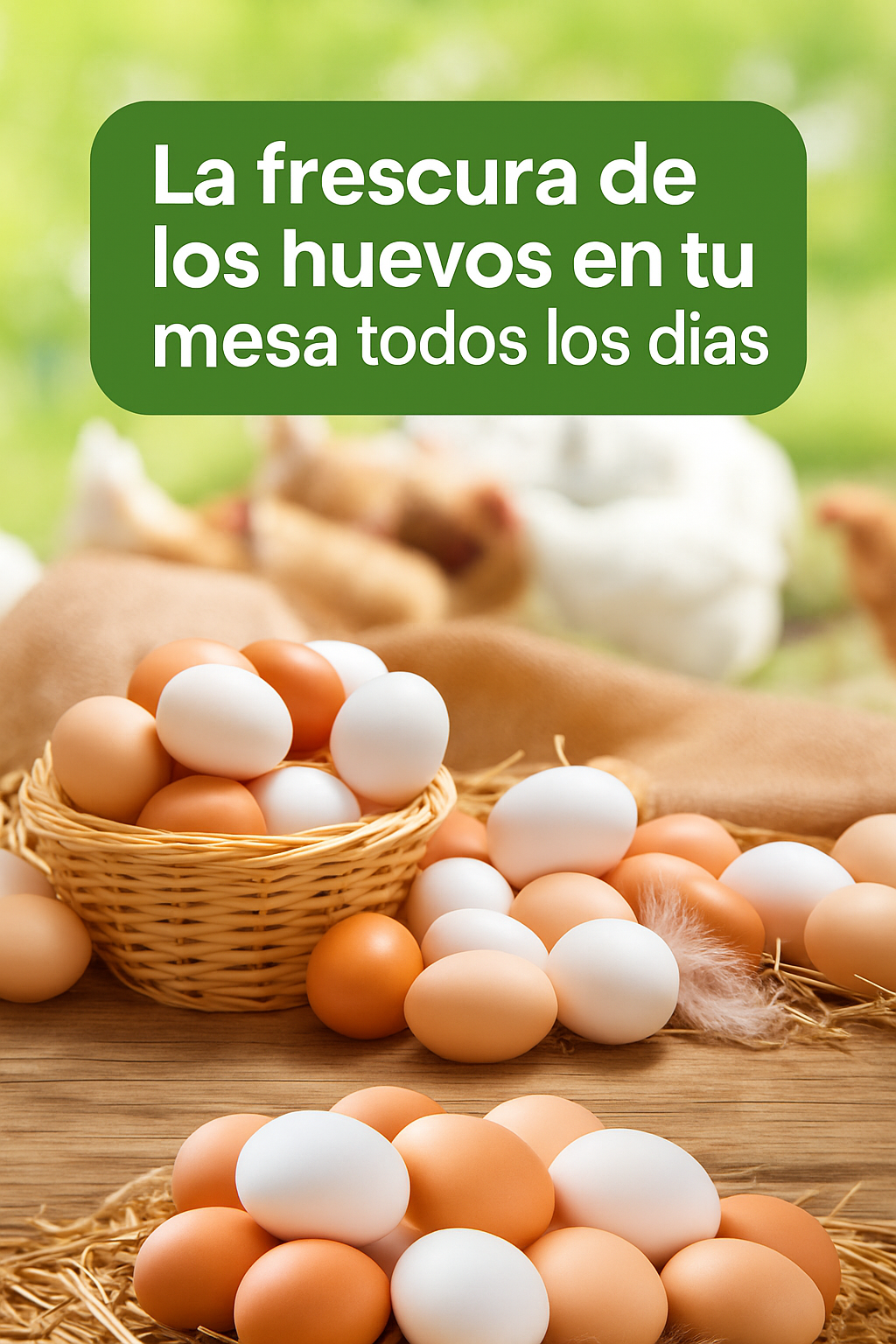 La frescura de los huevos en tu mesa todos los días