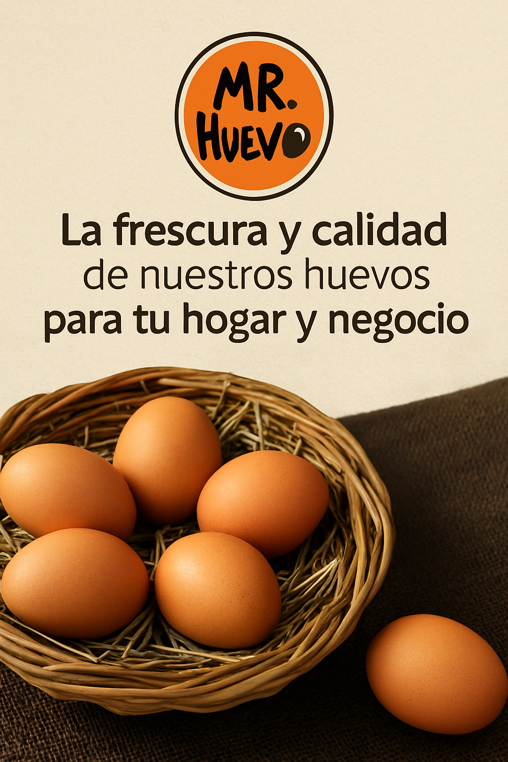 La frescura y calidad de nuestros huevos para tu hogar y negocio